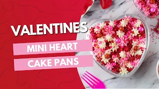 Valentines Mini Heart Cake Pans!