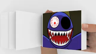 Flipbook Corrupted Rainbow Friends Halloween Special Part 0 | FNF x Learning with Pibby Animation