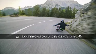 Skateboarding Descents #16: Alex nearly crash hard on Izoard pass southside