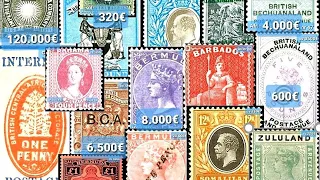 most expensive  50 most expensive rare  stamps from Africa value and catalog number