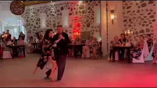 Joanna Jabłońska i Piotr Bochiński, SommerMilonga Tango am See, Goerlitz, 1/4