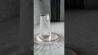 Эксперемент :Вода в перевернутом стакане