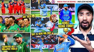 IND-PAK IN SEMIFINAL🤝 | SURYA 360 SHOTS 🤩| SA LOST TO NED  ⋮  T20worldcup