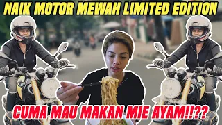 HARI SERBA MEHONG!! KELILING JAKARTA NAIK MOTOR MEHONG SAMPE  MAKAN  MIE AYAM HARGAAA SULTAAAN!!!