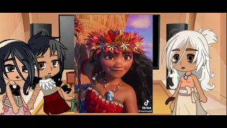 ×{moana's past parents + grandmother react to moana}×