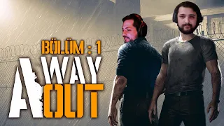 HAPİSHANEYE DÜŞTÜK! İLK GÜNDEN KAVGA ÇIKTI | A WAY OUT #1