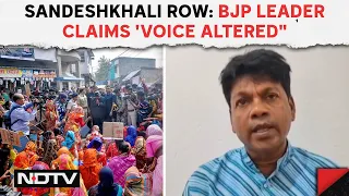 West Bengal Politics | BJP Leader Says AI After Sting Shows Him Saying "No Rapes In Sandeshkhali"