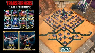 Transformers Earth Wars: Warpath + Elita-1 Pop-Up Vs. Smokey (Titanslayers)