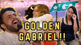 Gabriel Henrique - GOLDEN BUZZER Reaction Video #vocalcoachreacts #agt