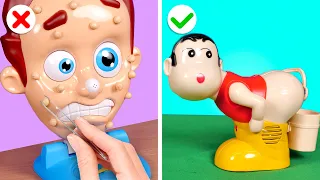 Garota Rica VS Garota Pobre! *Como Fazer Brinquedos Antiestresse DIY* por Gotcha! Viral