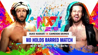 Duke Hudson vs Cameron Grimes (No Holds Barred - Full Match Part 1/2)