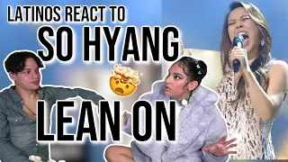 Latinos react to So Hyang - Lean on me Live cover in front of Michael Bolton | REACTION