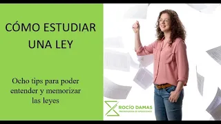 ¿Cómo estudiar una ley?