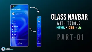 Glass Effects Navbar #codewith_muhilan #css #coding