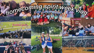 HOMECOMING SPIRIT WEEK VLOG | dress up days + football game | sophia lozanova