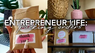 SMALL BUSINESS SHIPPING PACKAGES | how i pack and ship my etsy orders