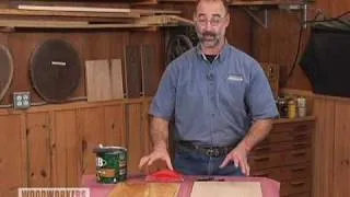 Woodworking Tips: Finishing - De-Whiskering Wood