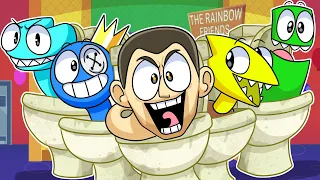RAINBOW FRIENDS, But They're SKIBIDI TOILET?! Rainbow Friends 2 Animation!
