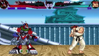 Magma Dragoon vs. Street Fighter 2