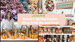 SPRING AND EASTER 2024 JOANN’S SHOP WITH ME AND HAUL | SPRING AND EASTER DECOR FINDS