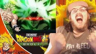 DRAGON BALL SUPER MOVIE BROLY TRAILER - English Dub HD Exclusive - Comic Con 2018 REACTION!!!