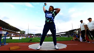 Men's Shot Put.  Lausanne Athletissima.  Diamond League, Stade Olympique.  August 26, 2021