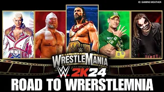 WWE 2K24 : FIRST LOOK  of Road To Wrestlemania For Xbox / PS4 / PS5 ( Concept )