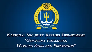 "Genocidal Ideologies: Warning Signs and Prevention."