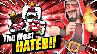 WARNING!! #1 MOST HATED DECK IN CLASH ROYALE RIGHT NOW!! INSANE!