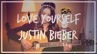 Love Yourself - Justin Bieber Guitar Tutorial // Easy