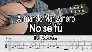 No sé tú (Fingerstyle Guitar Tutorial)