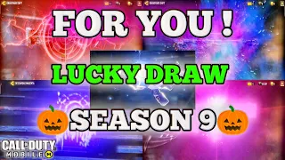 "SEASON 9" FOR YOU LUCKY DRAW 🎃 NUEVAS RULETAS AGREGADAS A LA SECCIÓN PARA TÍ !! | Cod | CODMOBILE 🎃