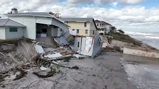 Daytona Beach / Volusia County FL Drone Footage Catastrophic Aftermath Damage  - 11/11/2022