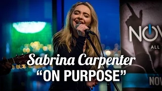 Sabrina Carpenter - On Purpose LIVE acoustic performance