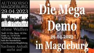 Kundgebung  und Aufzug - Magdeburg - 290423 - #beobachterlive