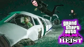 Wir TAUCHEN zu einem abgestürztem FLUGZEUG (Pilot lebt noch) | GTA 5 Online Casino Heists