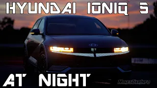 👉 AT NIGHT: Hyundai IONIQ 5 Limited EV - Interior & Exterior Lighting Overview + Night Drive