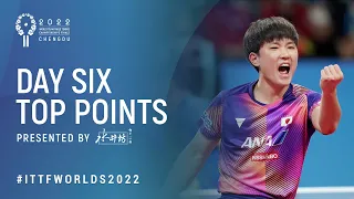 Top Points of Day 6 presented by Shuijingfang | 2022 World Team Championships Finals Chengdu