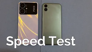 POCO M6 5G vs Samsung Galaxy F14/M14  5G Speed Test