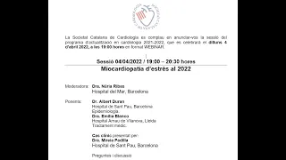 04/04/2022 Miocardiopatia d’estrès al 2022