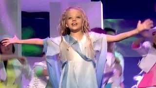 Junior Eurovision 2012. Anastasia Petryk (10 years old). Sky.