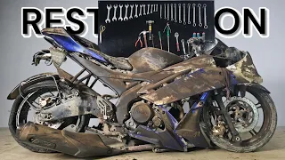 Yamaha R15 V2 Full Restoration | Restored YAMAHA Sport Motorcycle | Old Bike Restoration And Repair