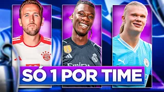 Montando time mas SÓ PODE 1 por time da CHAMPIONS LEAGUE no EA FC 24 🏆