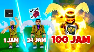 100 JAM Menjadi KIZARU Noob to Pro Blox Fruits