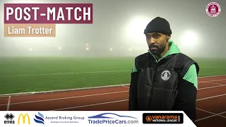 Liam Trotter post Hampton & Richmond Borough (H)