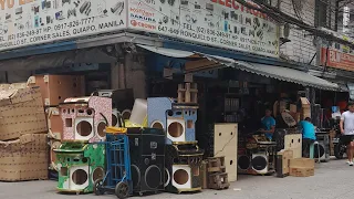 Checking out karaoke making stores and sound shops in Quaipo