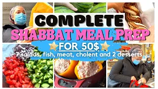 SHABBAT MEAL PREP ON A BUDGET | HOW I PREPARE ALL SHABBAT MEALS  FOR 50 $ | FRUM IT UP