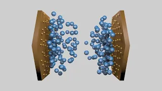 Dispersion of clay plates by sodium in soil