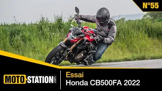 Test Honda CB500FA 2022 (A2) : presque parfaite pour débuter et pas que !