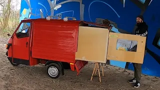 Ape 50 Gekauft MEINE NEUE APE - Camper - was machen wir damit